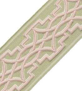 Mireille Embroidered Border Trimming by Samuel & Sons Blossom Mireille Embroidered Border Trimming by Samuel & Sons Blossom