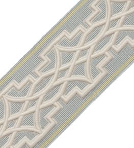 Mireille Embroidered Border Trimming by Samuel & Sons Meadow