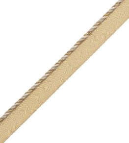 Veronique Cord With Tape Trimming by Samuel & Sons Cornsilk Veronique Cord With Tape Trimming by Samuel & Sons Cornsilk