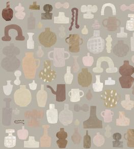 Emillia Wallpaper by Sandberg Clay Emillia Wallpaper by Sandberg Clay