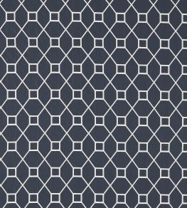 Baroque Trellis Fabric by Sanderson Indigo