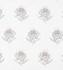 Protea Flower Fabric by Sanderson Porcelain / Orchid