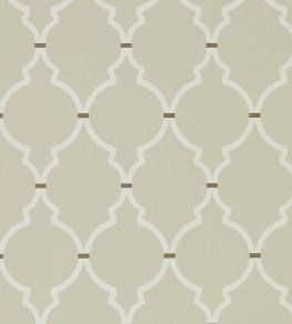 Empire Trellis Wallpaper by Sanderson Linen / Cream