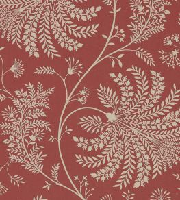 Mapperton Wallpaper by Sanderson Russet / Cream Mapperton Wallpaper by Sanderson Russet / Cream