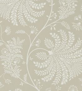 Mapperton Wallpaper by Sanderson Linen / Cream Mapperton Wallpaper by Sanderson Linen / Cream