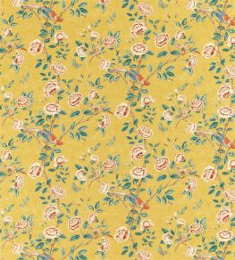 Andhara Fabric by Sanderson Saffron/Teal Andhara Fabric by Sanderson Saffron/Teal