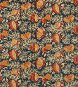 Cantaloupe Fabric by Sanderson Tumeric/Indigo