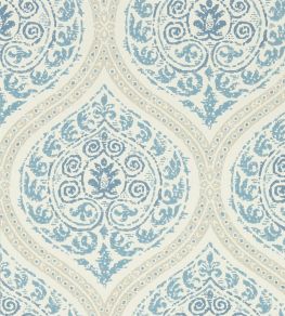 Madurai Wallpaper by Sanderson Indigo Madurai Wallpaper by Sanderson Indigo