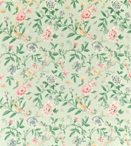 Porcelain Garden Fabric by Sanderson Rose/Duck Egg Porcelain Garden Fabric by Sanderson Rose/Duck Egg