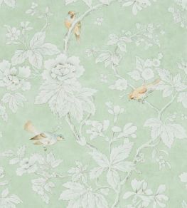 Chiswick Grove Wallpaper by Sanderson Sage Chiswick Grove Wallpaper by Sanderson Sage