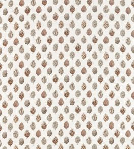Pine Cones Fabric by Sanderson Briarwood / Cream