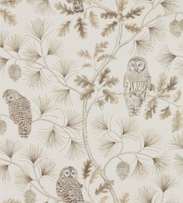 Owlswick Wallpaper by Sanderson Linen Owlswick Wallpaper by Sanderson Linen