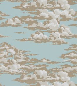 Silvi Clouds Wallpaper by Sanderson English Blue