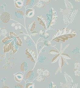 Warwick Wallpaper by Sanderson Blue Grey Warwick Wallpaper by Sanderson Blue Grey