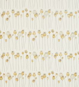 Poppy Pods Fabric by Sanderson Sienna/Dove
