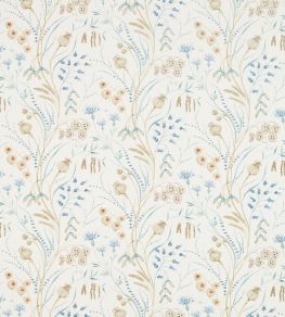 Summer Harvest Fabric by Sanderson Cornflower/Wheat