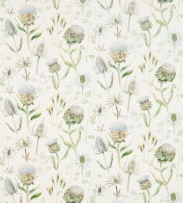 Thistle Garden Fabric by Sanderson Mist/Pebble Thistle Garden Fabric by Sanderson Mist/Pebble