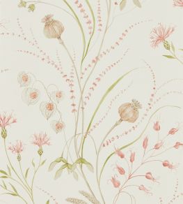 Summer Harvest Wallpaper by Sanderson Claret/Olive