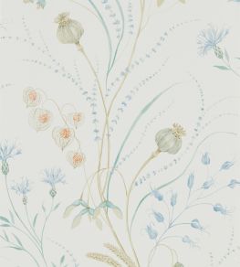 Summer Harvest Wallpaper by Sanderson Cornflower/Wheat Summer Harvest Wallpaper by Sanderson Cornflower/Wheat