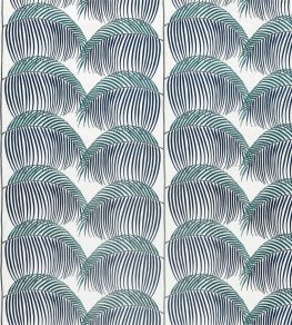Manila Embroidery Fabric by Sanderson Indigo