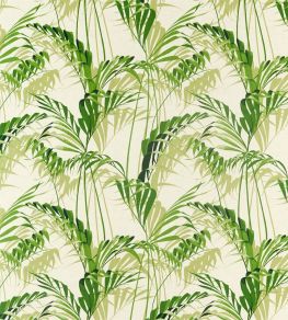 Palm House Fabric by Sanderson Botanical Green