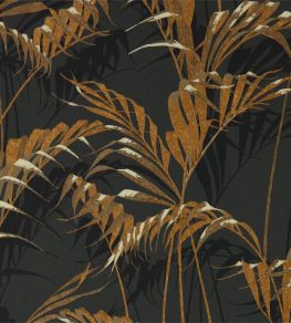 Palm House Wallpaper by Sanderson Charcoal/Gold Palm House Wallpaper by Sanderson Charcoal/Gold