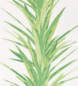Yucca Wallpaper by Sanderson Botanical Green