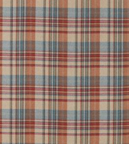 Bryndle Check Fabric by Sanderson Russet / Amber
