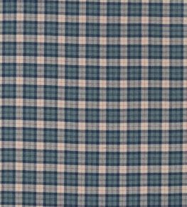 Fenton Check Fabric by Sanderson Check Teal Fenton Check Fabric by Sanderson Check Teal