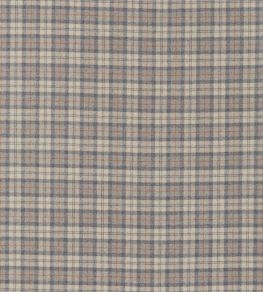 Fenton Check Fabric by Sanderson Check Grey / Cinnamon Fenton Check Fabric by Sanderson Check Grey / Cinnamon