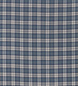 Fenton Check Fabric by Sanderson Check Indigo / Stone Fenton Check Fabric by Sanderson Check Indigo / Stone