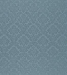 Lymington Damask Fabric by Sanderson Mid Blue Lymington Damask Fabric by Sanderson Mid Blue