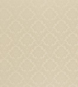 Lymington Damask Fabric by Sanderson Pale Linen