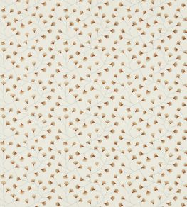Gingko Trail Fabric by Sanderson Brick Gingko Trail Fabric by Sanderson Brick
