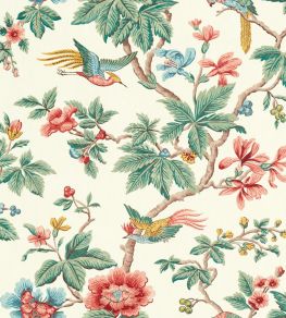 Lophura Fabric by Sanderson Chintz Lophura Fabric by Sanderson Chintz
