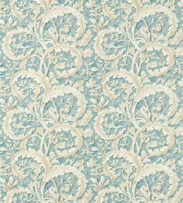 Tilia Lime Fabric by Sanderson Soft Teal