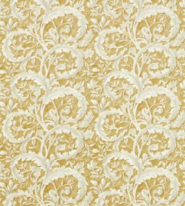 Tilia Lime Fabric by Sanderson Gold