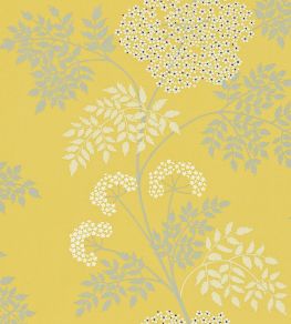 Cowparsley Wallpaper by Sanderson Chinese Yellow