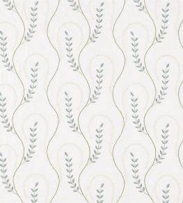 Chamomile Trail Fabric by Sanderson Teal / Green Chamomile Trail Fabric by Sanderson Teal / Green