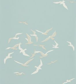 Larina Wallpaper by Sanderson Sky Larina Wallpaper by Sanderson Sky