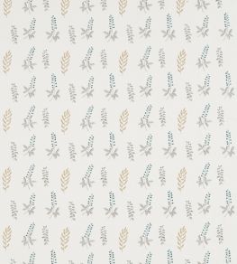 Bilberry Fabric by Sanderson Dijon/Teal Bilberry Fabric by Sanderson Dijon/Teal