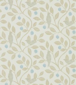 Damson Tree Wallpaper by Sanderson Denim/Barley Damson Tree Wallpaper by Sanderson Denim/Barley