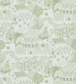 The Allotment Wallpaper by Sanderson Fennel