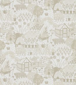 The Allotment Wallpaper by Sanderson Linen