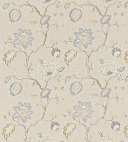 Hadham Fabric by Sanderson Cornflower Blue/Linen