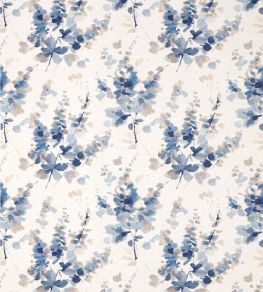 Delphiniums Fabric by Sanderson Indigo Delphiniums Fabric by Sanderson Indigo