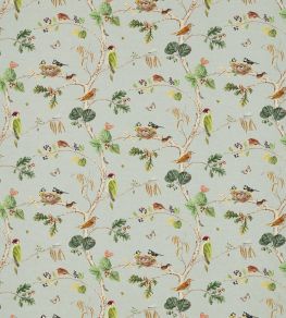 Woodland Chorus Fabric by Sanderson Sky Blue/Multi