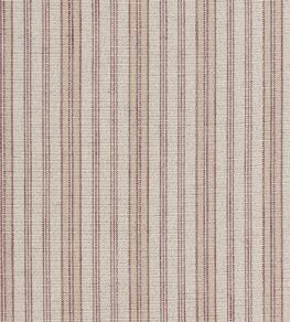 Sandstone Stripe Fabric by Ian Mankin Garnet / Alabaster Sandstone Stripe Fabric by Ian Mankin Garnet / Alabaster