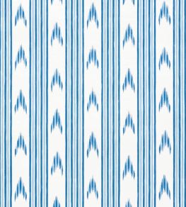 Santa Barbara Ikat Wallpaper by Schumacher Indigo Santa Barbara Ikat Wallpaper by Schumacher Indigo