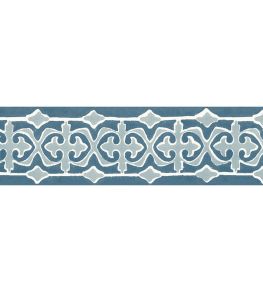 Santa Clara Tile Border Wallpaper by DADO Blue Santa Clara Tile Border Wallpaper by DADO Blue
